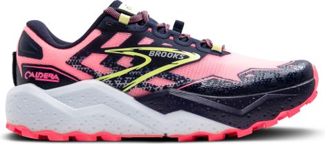 Zapatilla de trail Brooks Caldera <strong>7</strong> Rosa/Azul, Mujer