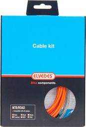 Câbles de Transmission Elvedes Basic Cable Kit Orange