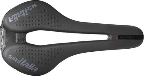 Selle Italia Flite Boost Kit Carbonio Superflow-zadel, zwart