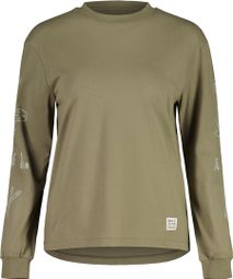 Women's long-sleeved T-shirt Maloja SommerausteinM. Beige