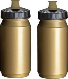 Gourde 2 x 550 ml Bidon Or Noir