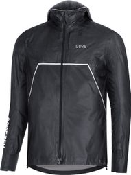 Veste Running imperméable à capuche Gore Wear R7 Gore-Tex ShakeDry Trail Noir