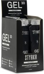 Styrkr GEL30 Dual-Carb Gel énergétique Boîte de 12 pièces