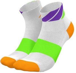 Chaussettes Running Incylence Ladders Short Orange/Vert