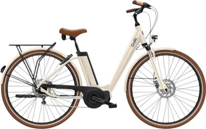 Produit reconditionné - Vélo de ville électrique O2 Feel iVog City Up 5.1 blanc lin - Très bon état