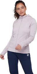 Mammut Taiss Hooded Light Purple Women's Fleece Jacket