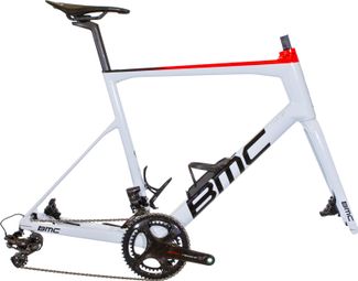 Fahrrad Team Pro - BMC Team Machine SLR01 Campagnolo Super Record EPS 12v Team AG2R Citroën White / Neon Red