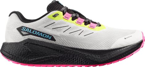 Salomon Aero Blaze 3 GRVL GTX hardloopschoenen Wit/Zwart/Roze Heren