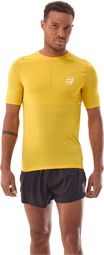 Compressport Pro Racing korte mouwen shirt geel heren
