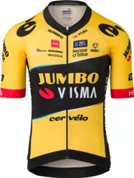 AGU Premium Team Jumbo-Visma Short Sleeve Jersey Geel