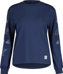 Camiseta de manga larga para mujer Maloja SommerausteinM. Azul