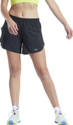 Pantalón corto de running reebok para mujer negro