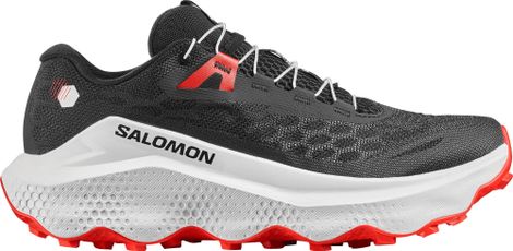 Salomon Ultra Glide 4 Trail Running Shoes, Black/White/Red, Men's