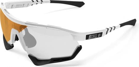 Scicon Sports Aerotech SCN XT Photochromic XL Lunettes De Soleil De Performance Sportive (Miroir De Bronze Photocromique Scnxt/Luminosité Blanche)