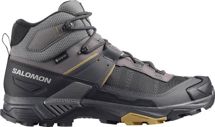 Salomon X Ultra 5 Mid GTX Hiking Boots, Gray, Men's