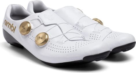 Nimbl Ultimate Glide Road Shoes White/Gold