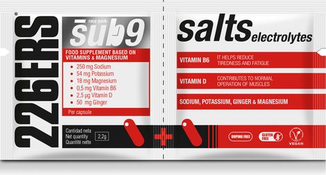 Voedingssupplement 226ers SUB-9 Zouten Elektrolyten 2 eenheden