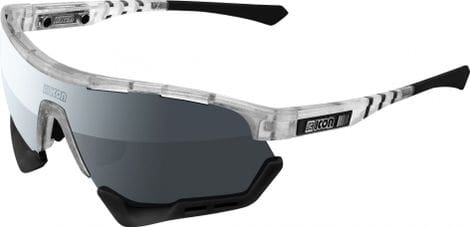 Scicon Sports Aerotech SCN PP XL Lunettes De Soleil De Performance Sportive (Scnpp Multimiror Silver/Matt Gelé)