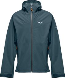 Veste Imperméable Salewa Puez 2.5L Powertex Bleu Homme