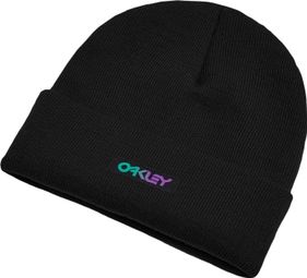 Oakley B1B Gradient Patch Beanie Schwarz