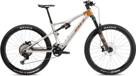 BH iLynx Trail Carbon 8.7 Shimano Deore/XT 12V 540 Wh 29'' Beige/Arancione Mountain Bike elettrica a sospensione integrale