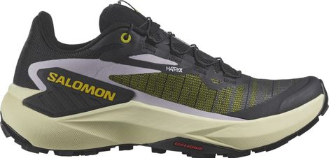 Chaussures Trail Salomon Genesis Noir Jaune Femme