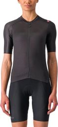 Maillot à Manches Courtes Castelli Espresso Femme Noir