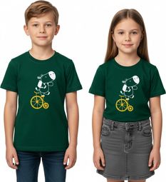 T-Shirt Short Sleeve Rubber Hippo Green Child
