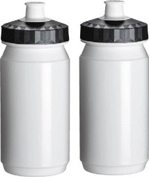 Gourde 2 x 550 ml blanche et noire Bidon