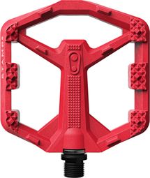 Pair of Crankbrothers Stamp 0 Composite Flat Pedals in Red