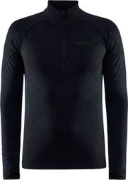 Top 1/2 Zip Craft Core Dry Active Comfort Schwarz