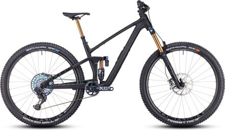 Cube Stereo One55 C:62 SLT 29 Full Suspension MTB Sram XX1 Eagle AXS 12S 29'' Carbon Schwarz 2024