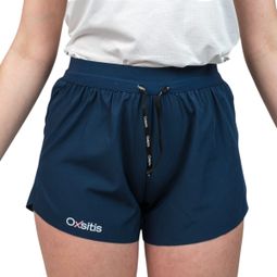 Womens Oxsitis X-Train Running Shorts Marineblau