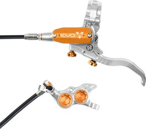 Hope Tech4 EVO TR4 zilver/oranje voorrem standaard slang