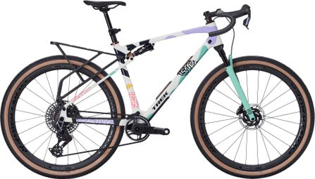 Vélo de Gravel Trek CheckOUT SL 7 Sram Force/X0 AXS T-Type 12V 700 mm Blanc/Turquoise 2026