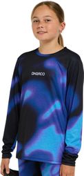 Dharco Gravity Langarmtrikot Blau Schwarz Kinder