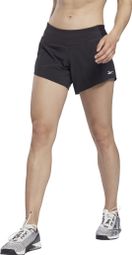 Pantalón corto Reebok United para mujer de Fitness negro