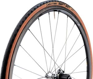 Pneu route 700x25 ts Deli swift wizt noir/marron tan s-601 (25-622)