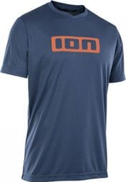 T-shirt ION Bike Logo 2.0 Unisexe Bleu