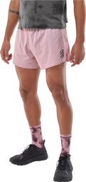 Compressport Racing „Eat My Dust!“ Herren-Shorts mit Seitenschlitzen, rosa