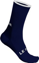 Le Col Navy Blue/White Socks