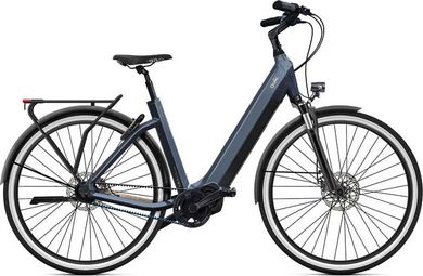 Electric City Bike O2 Feel iSwan City Boost 8.1 Univ Shimano Nexus Inter 5-E Di2 5V 432 Wh 26'' Gris Anthracite