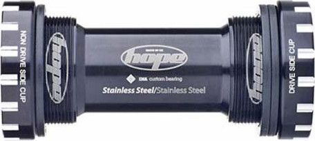 Hope MTB Roestvrij Staal Trapas - 68/73mm Zwart