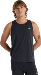 New Balance Race Day Ultra Light Tanktop Schwarz Herren