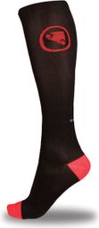 ENDURA Lot 2 paires de Chaussettes Compression Noir