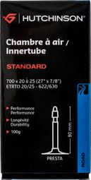 HUTCHINSON Inner Tube STANDARD 700 x 20 - 25mm Presta  80mm