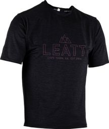 Leatt MTB Trail 1.0 Korte Mouw Jersey Zwart