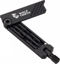 Multiherramienta Wolf Tooth Llave hexagonal de 6 puntas Negra