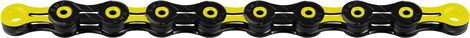 Chain kmc dlc11 118 links 11s black yellow