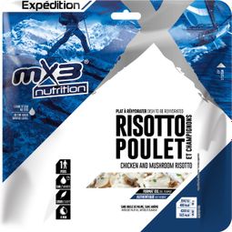 Gefriergetrocknete Mahlzeit MX3 Hühnerrisotto mit Champignons 150g